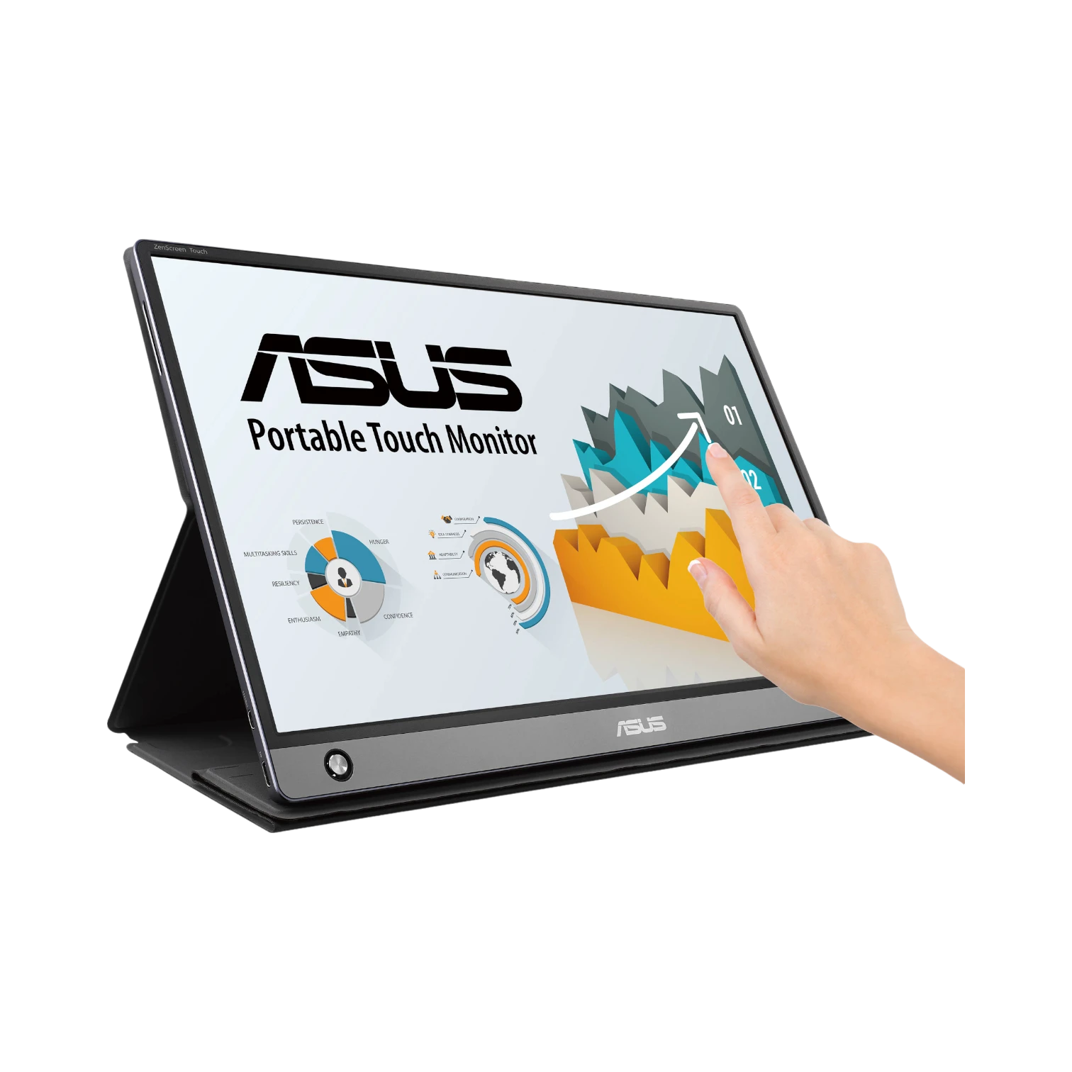 ASUS ZenScreen Touch MB16AMT 15.6" 16:9 Multi-Touch IPS Monitor — Being Shipped