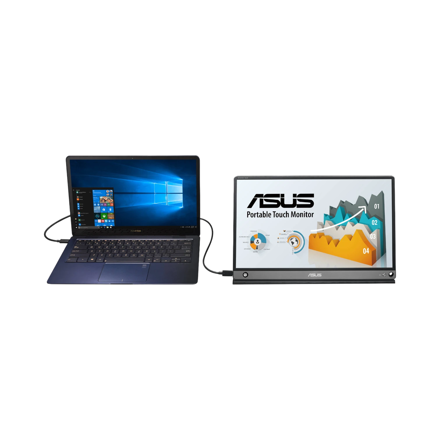 ASUS ZenScreen Touch MB16AMT 15.6" 16:9 Multi-Touch IPS Monitor — Being Shipped