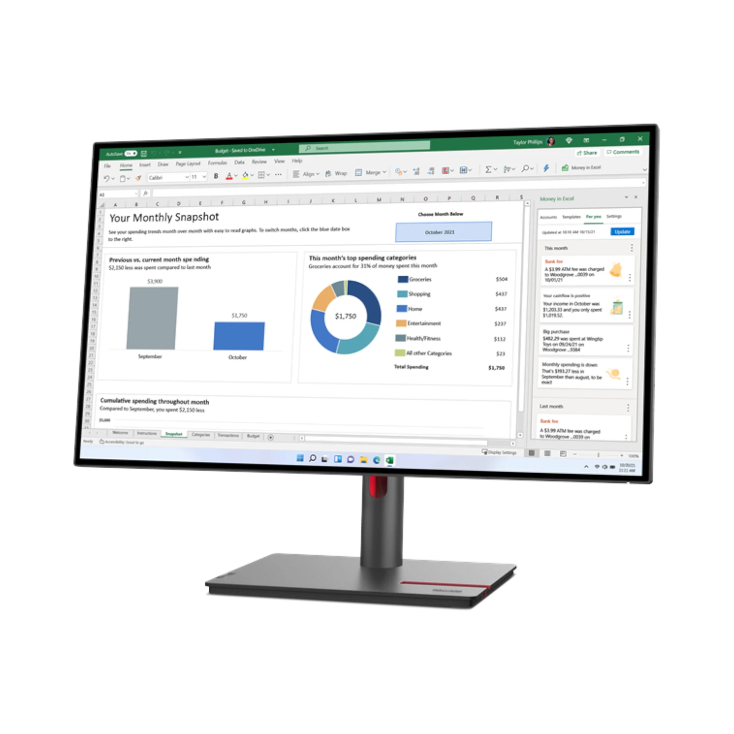 Lenovo ThinkVision P27h-30 27" QHD IPS Monitor — Being Shipped