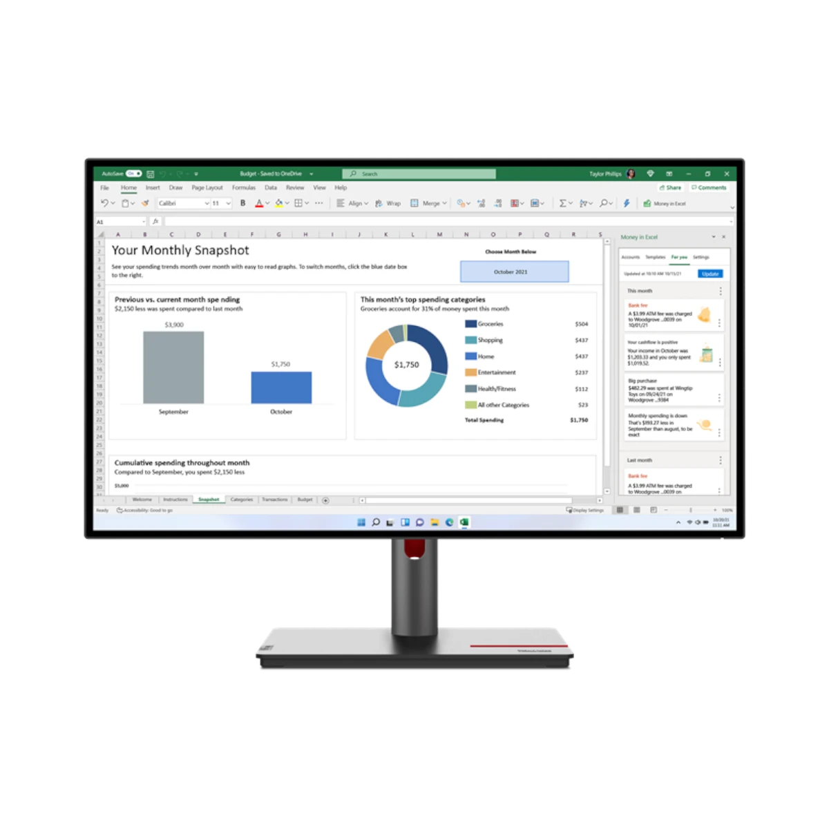 Lenovo ThinkVision P27q-30 27" QHD LED Monitor — Being Shipped