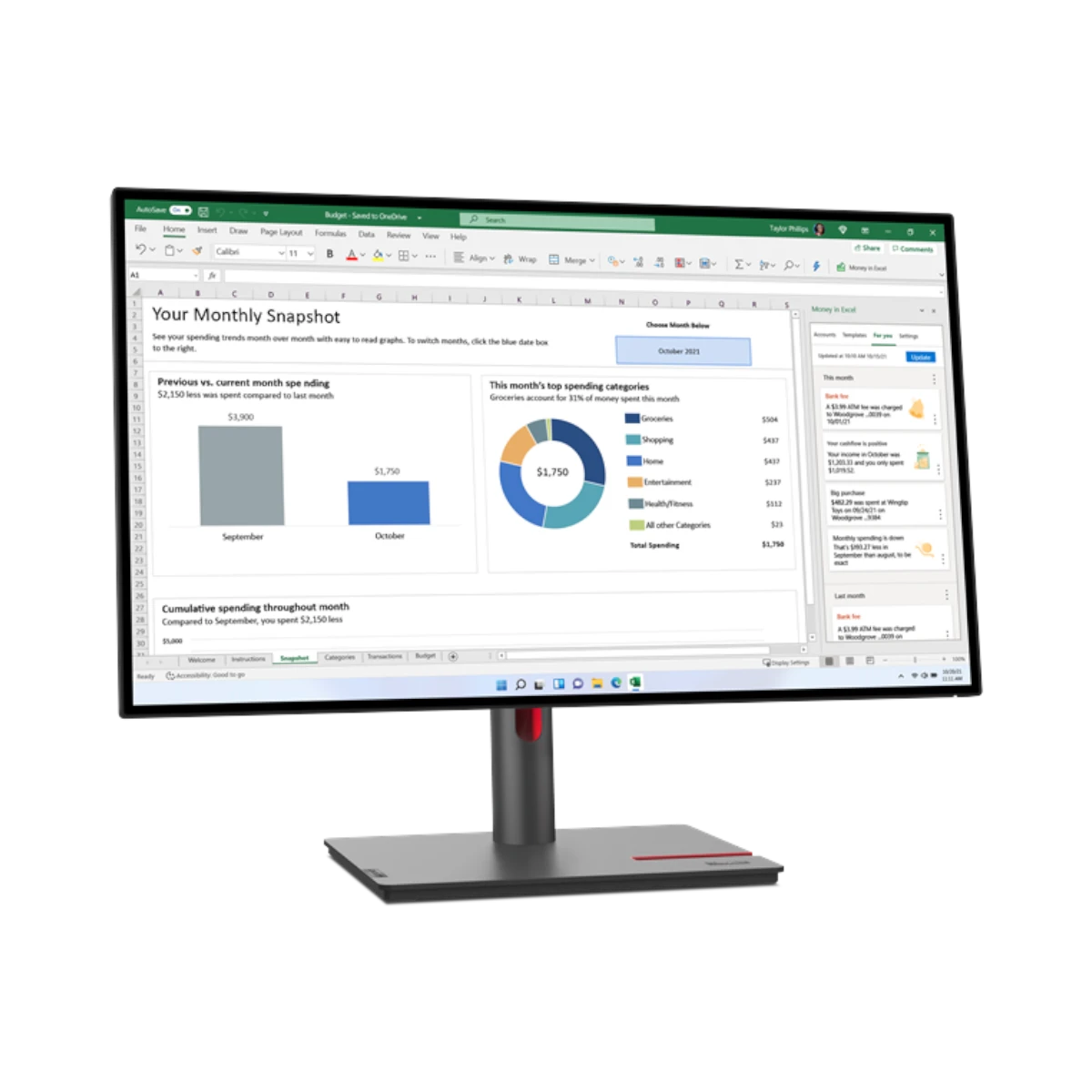 Lenovo ThinkVision P27q-30 27" QHD LED Monitor — Being Shipped