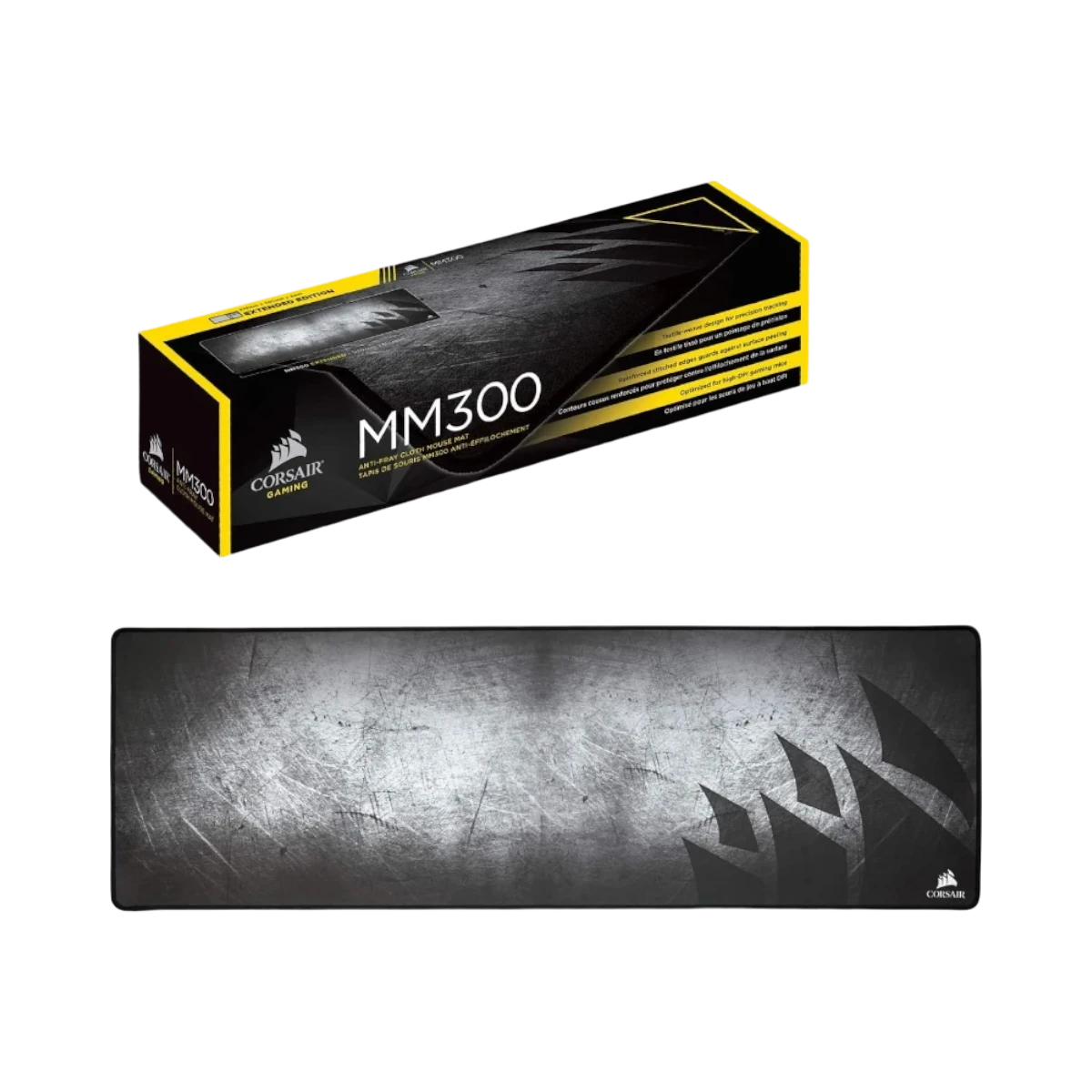 Corsair MM300 Extended Anti-Fray Gaming Mouse Pad — Being Shipped