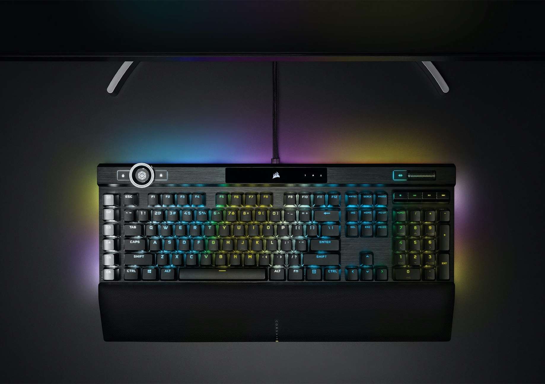 Corsair K100 RGB Optical-Mechanical Gaming Keyboard (Black) — Being Shipped