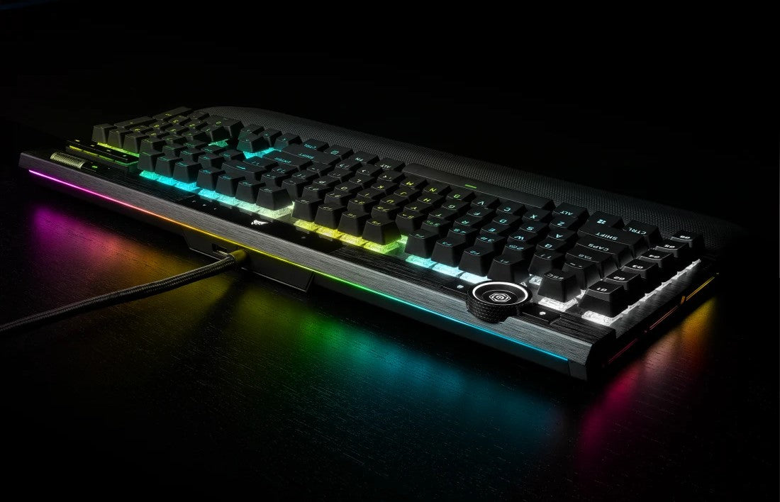 Corsair K100 RGB Optical-Mechanical Gaming Keyboard (Black) — Being Shipped