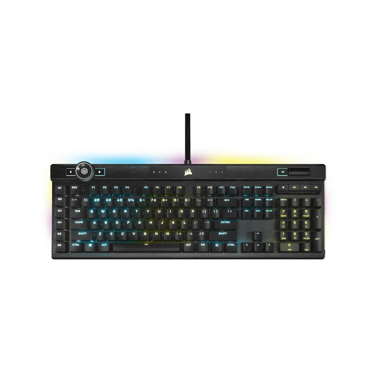 Corsair K100 RGB Optical-Mechanical Gaming Keyboard (Black) — Being Shipped