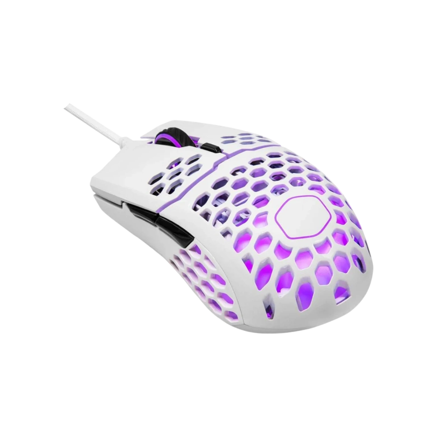 Cooler Master MM711 Ambidextrous RGB Gaming Mouse (Matte White) — Being Shipped