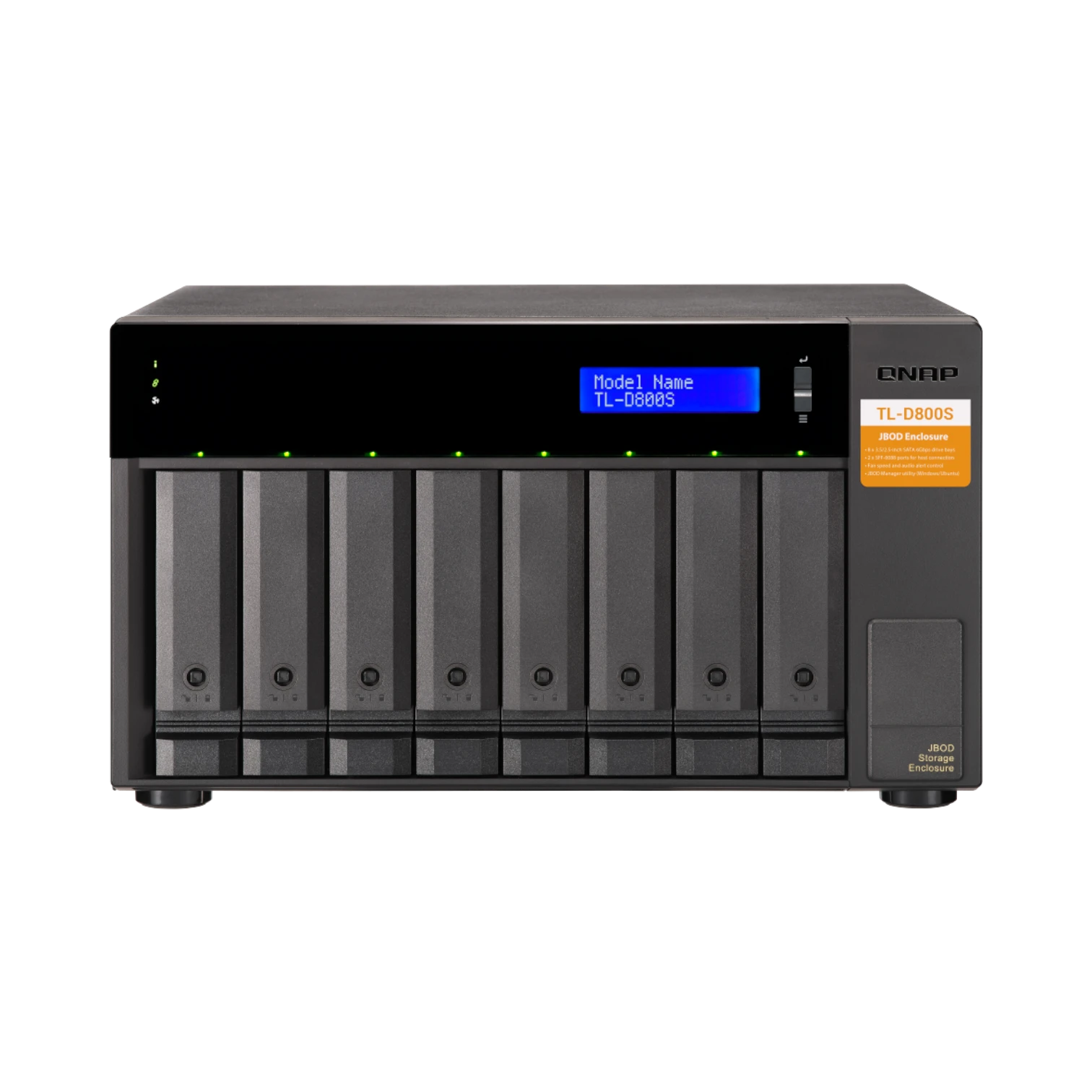 QNAP 8-Bay SATA JBOD Enclosure for NAS & PCs — Being Shipped