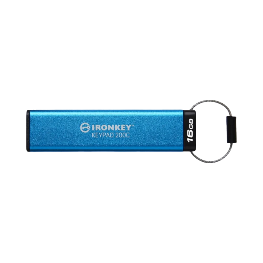 Kingston IronKey Keypad 200 USB-C 3.2 Gen 1 16GB Flash Drive — Being Shipped