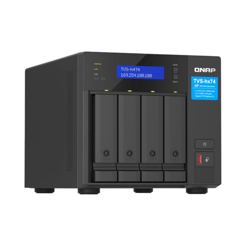 QNAP TVS-h474 4-Bay NAS Enclosure — Being Shipped