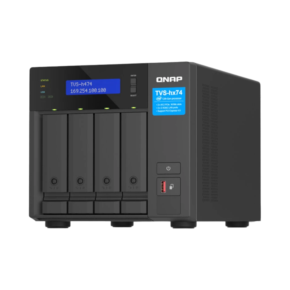 QNAP TVS-h474 4-Bay NAS Enclosure — Being Shipped