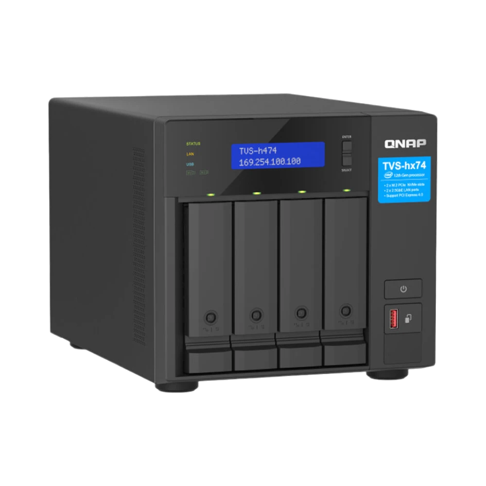 QNAP TVS-h474 4-Bay NAS Enclosure — Being Shipped