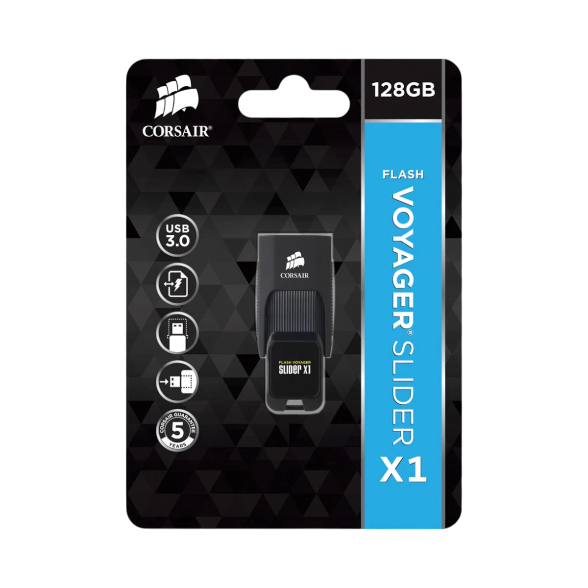 Corsair Flash Voyager Slider X1 64GB USB 3.1 Gen 1 Flash Drive — Being Shipped