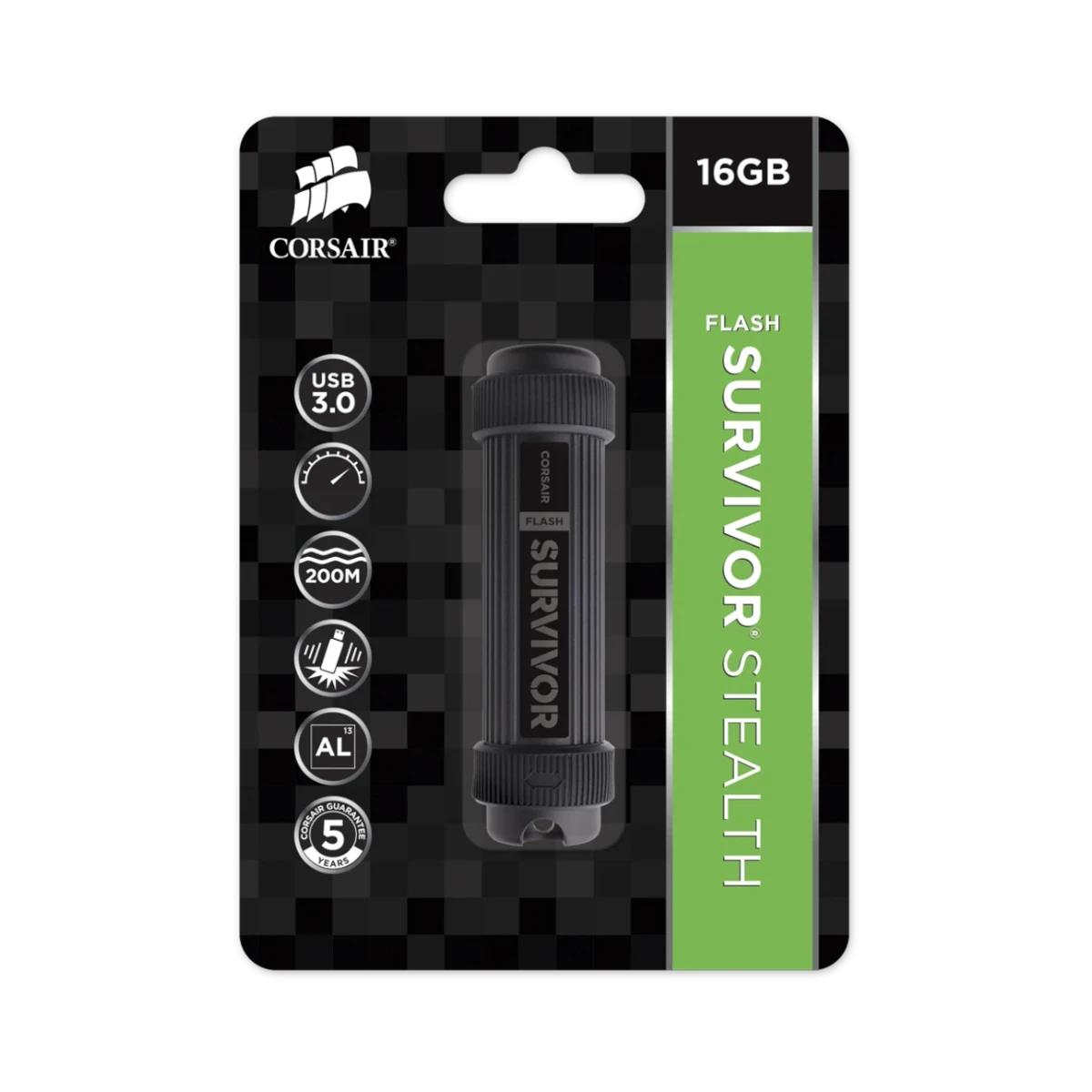 Corsair Flash Survivor Stealth 128GB USB 3.0 Flash Drive — Being Shipped