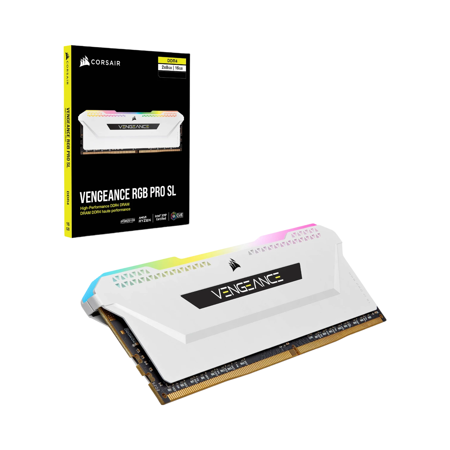 Corsair VENGEANCE RGB PRO SL 3600MHz 32GB DDR4 Memory Kit (White, 2 x 16GB) — Being Shipped