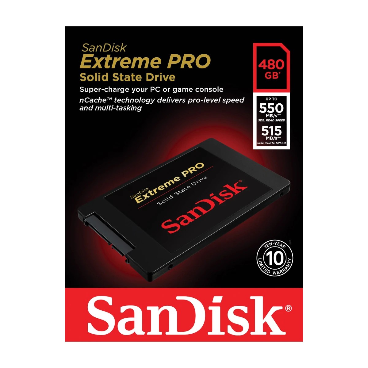 SanDisk Extreme Pro 480GB 2.5" SATA 6Gb/s Internal SSD — Being Shipped