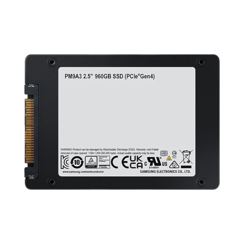 Samsung PM9A3 960GB 2.5" PCIe 4.0 x4 NVMe U.2 SSD — Being Shipped