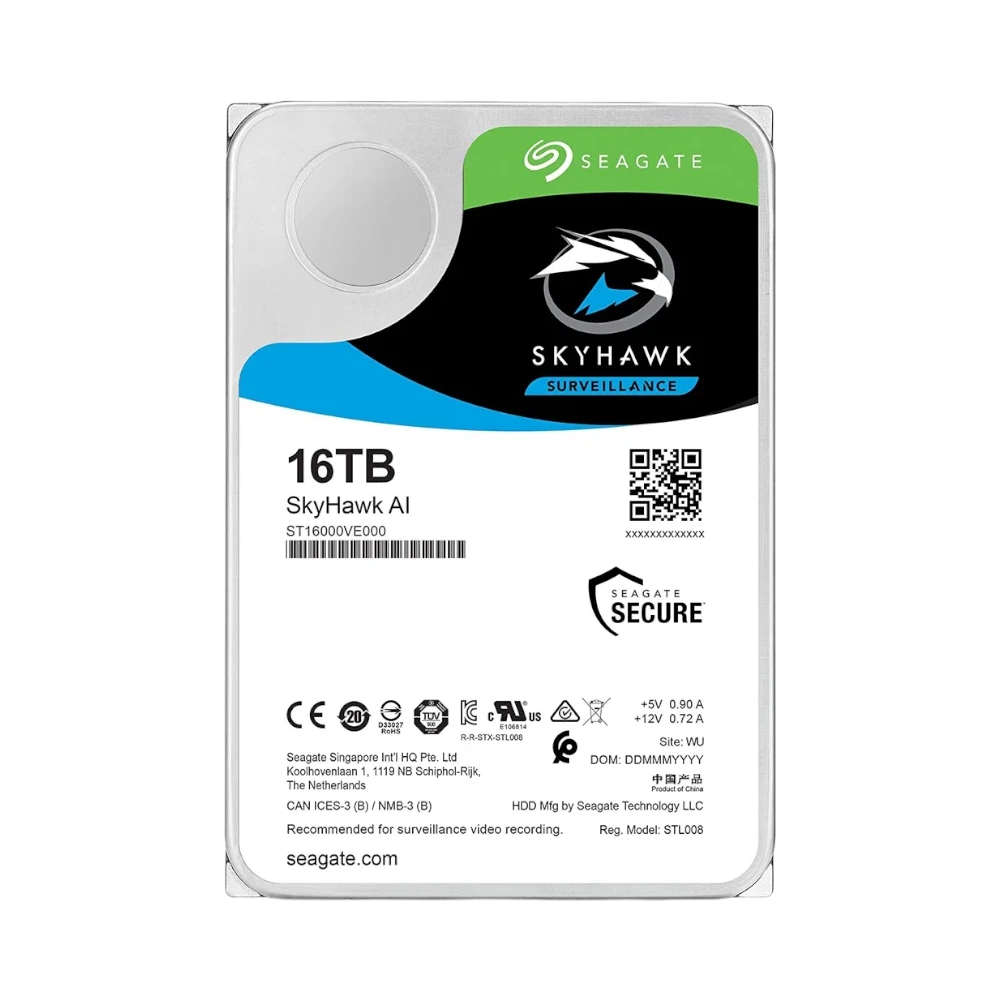 Seagate SkyHawk AI 16TB 3.5" 7200RPM SATA Surveillance HDD — Being Shipped