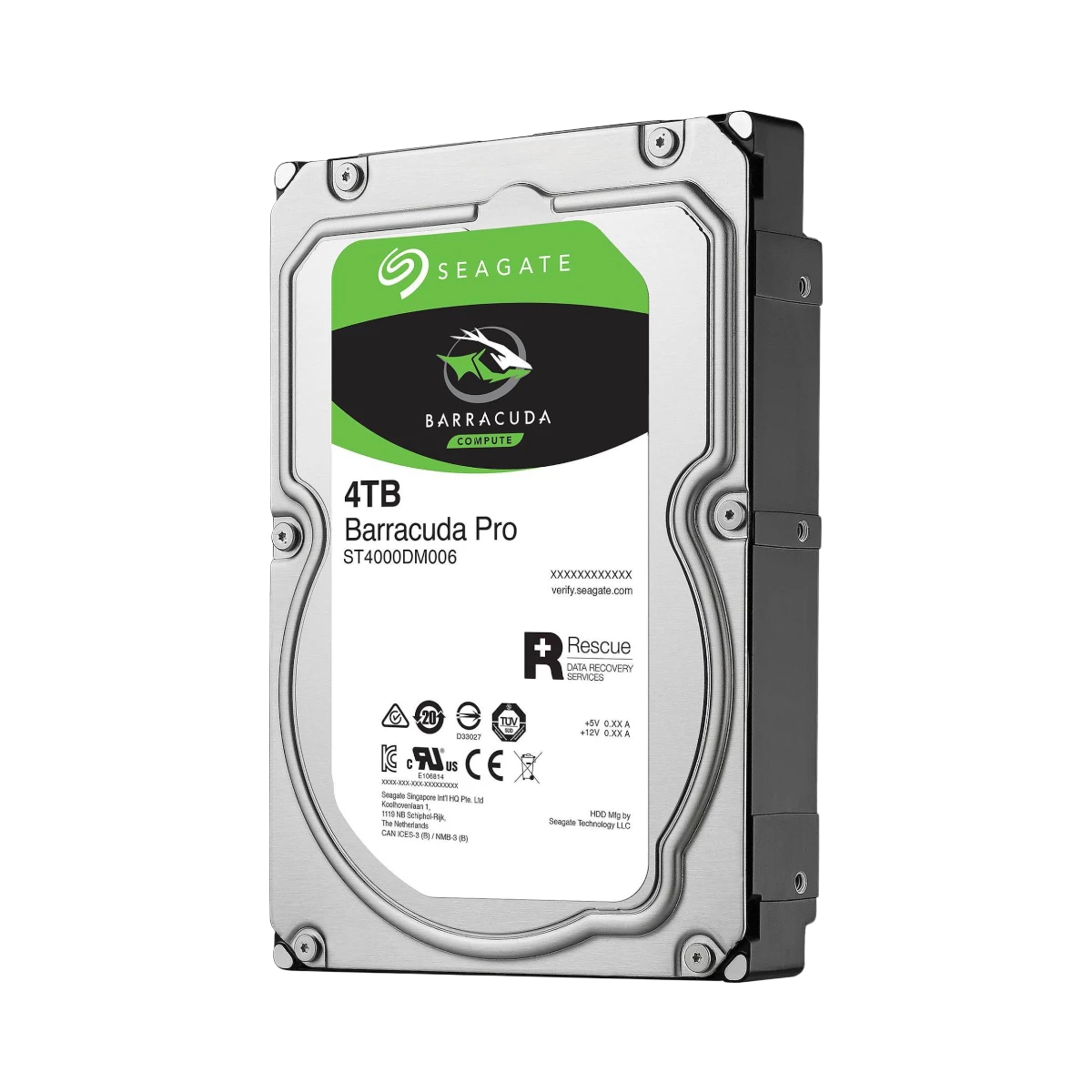 Seagate BarraCuda 4TB 3.5" 7200RPM 128MB SATA Internal HDD — Being Shipped