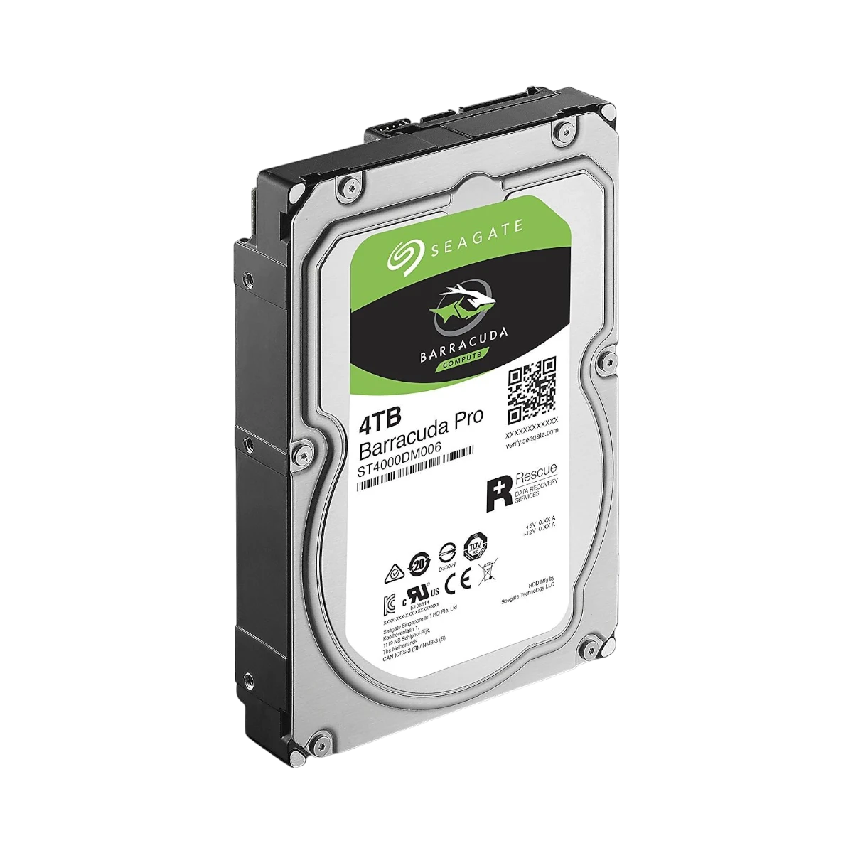 Seagate BarraCuda 4TB 3.5" 7200RPM 128MB SATA Internal HDD — Being Shipped