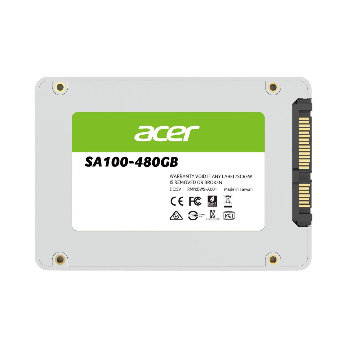 Acer SA100 480GB 2.5" SATA SSD Internal Solid State Drive — Being Shipped