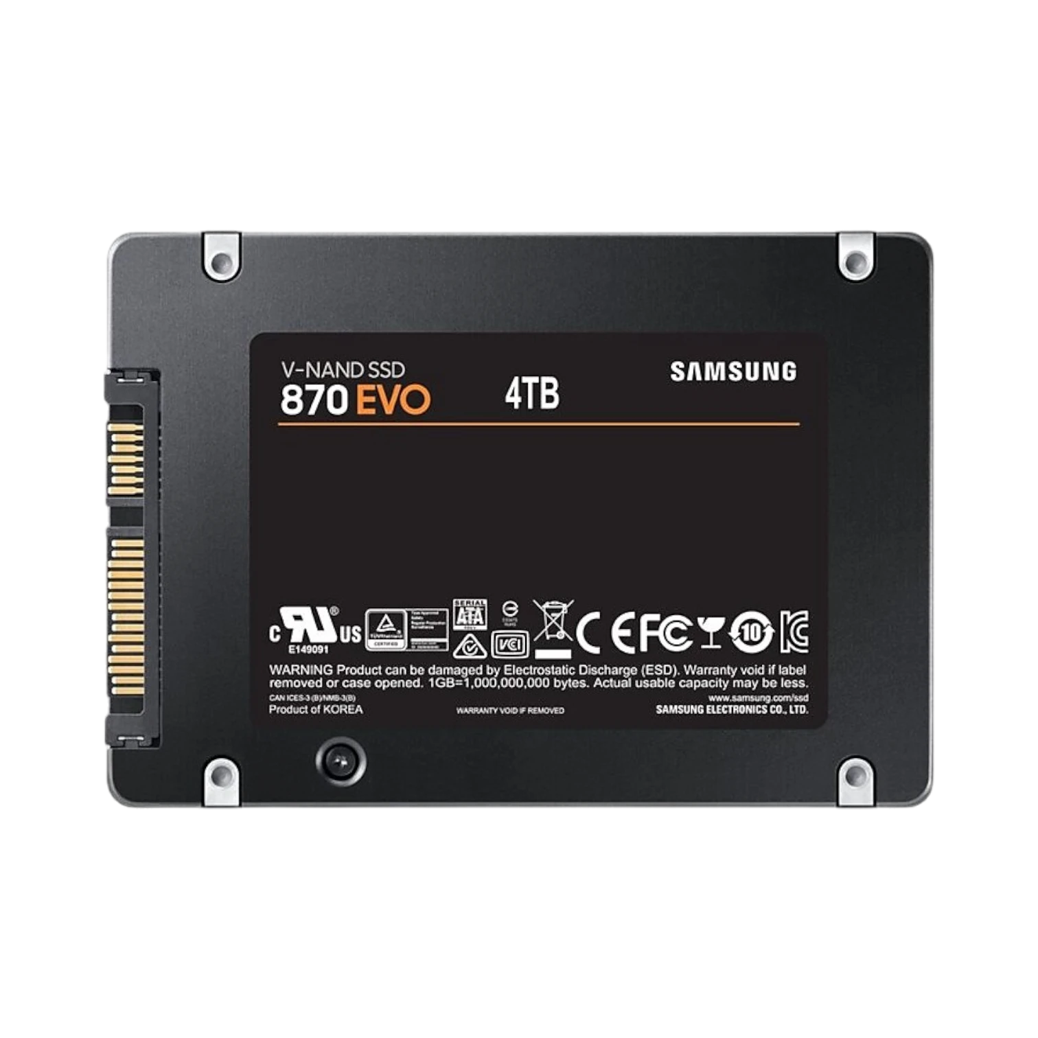 Samsung 870 EVO 4TB 2.5" 530MB/s SATA III SSD — Being Shipped