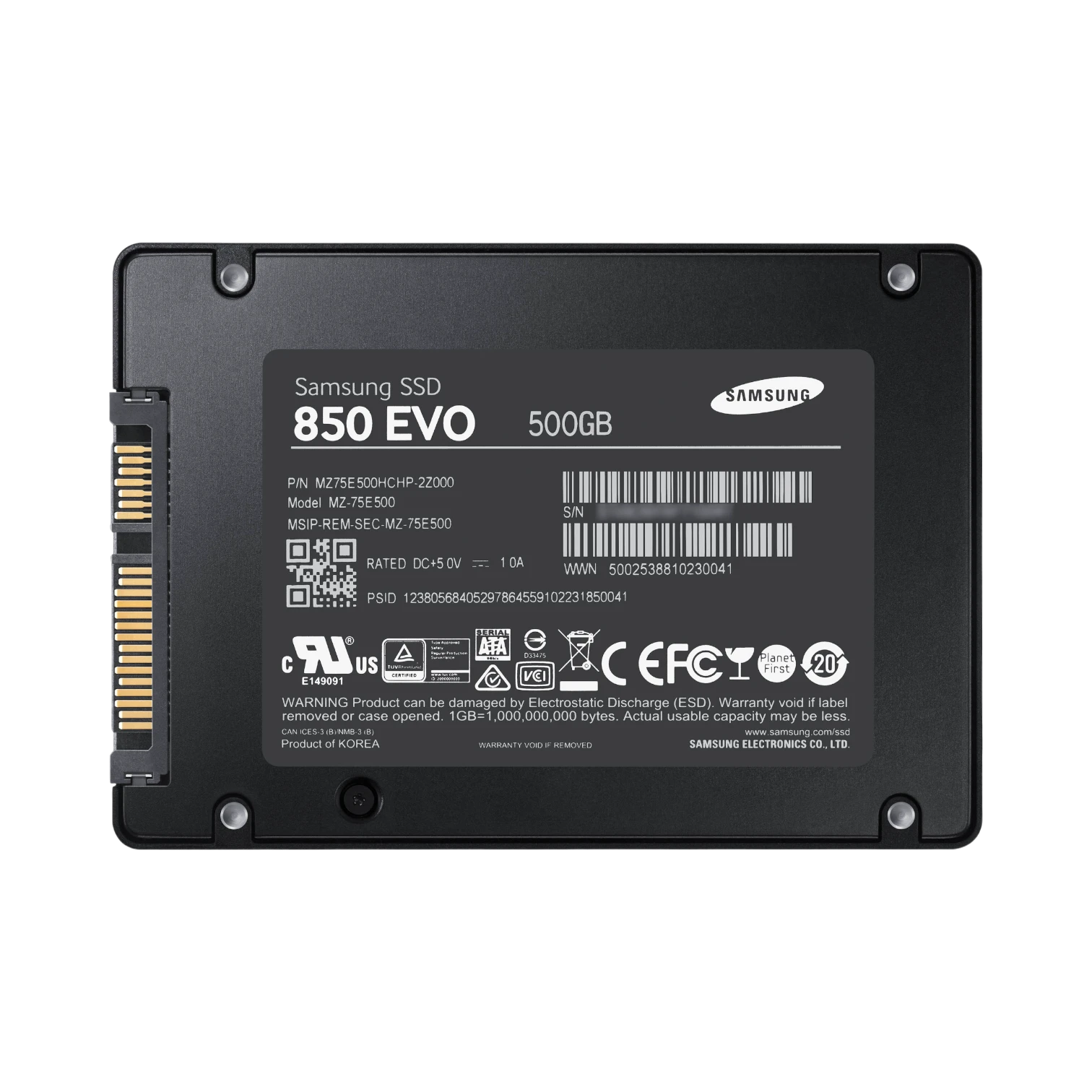 Samsung 850 EVO 500GB 2.5" SATA III Internal SSD — Being Shipped