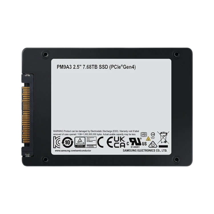 Samsung PM9A3 7.68TB 2.5" NVMe U.2 PCIe 4.0 SSD — Being Shipped