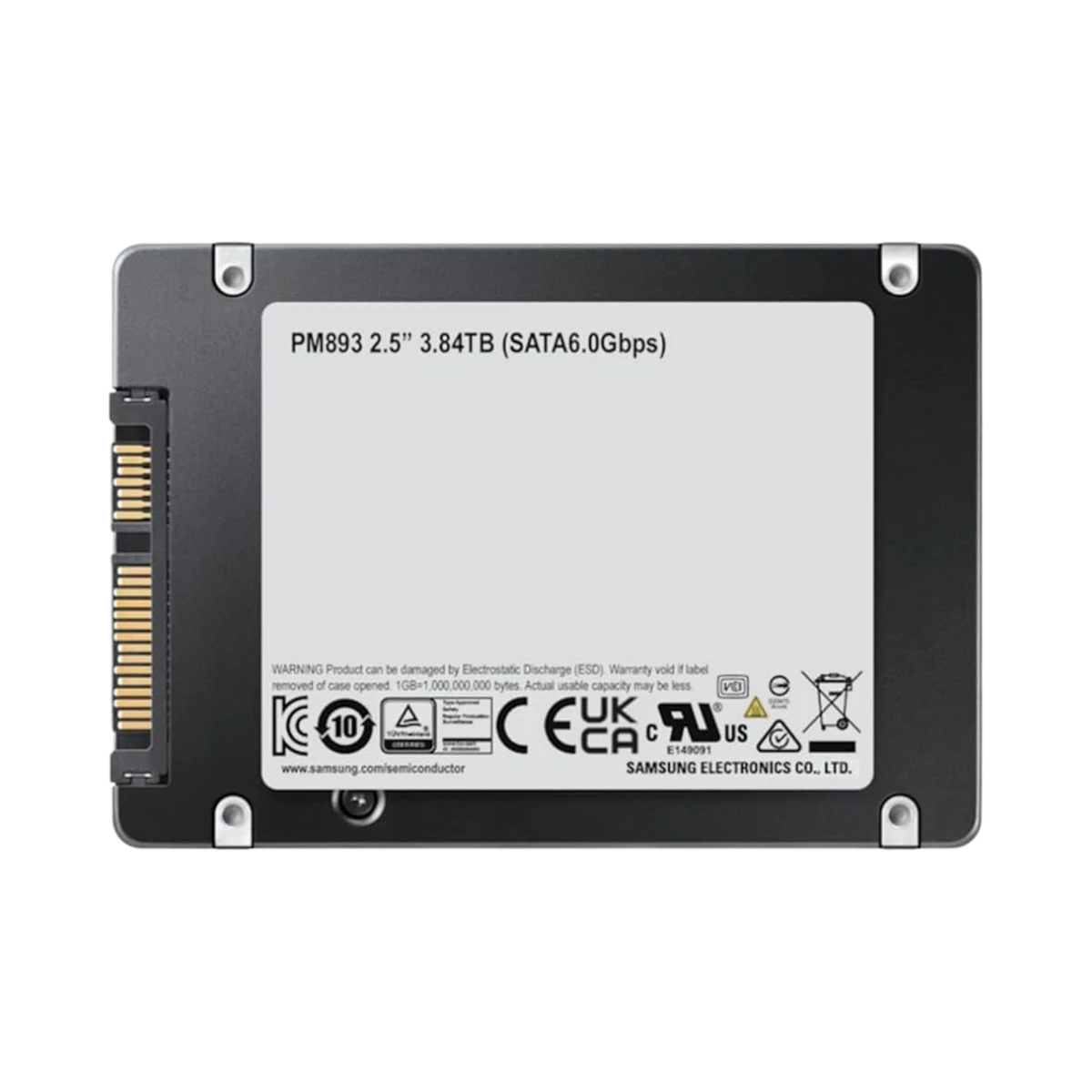 Samsung PM893 3.84TB 2.5" SATA 6Gb/s Internal SSD — Being Shipped