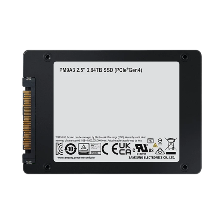 Samsung PM9A3 3.84TB 2.5" U.2 PCIe 4.0 x4 NVMe SSD — Being Shipped