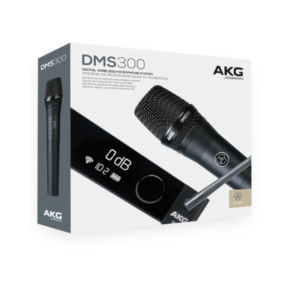 AKG DMS300M 2.4 GHz Digital Handheld Wireless Microphone System — Being Shipped