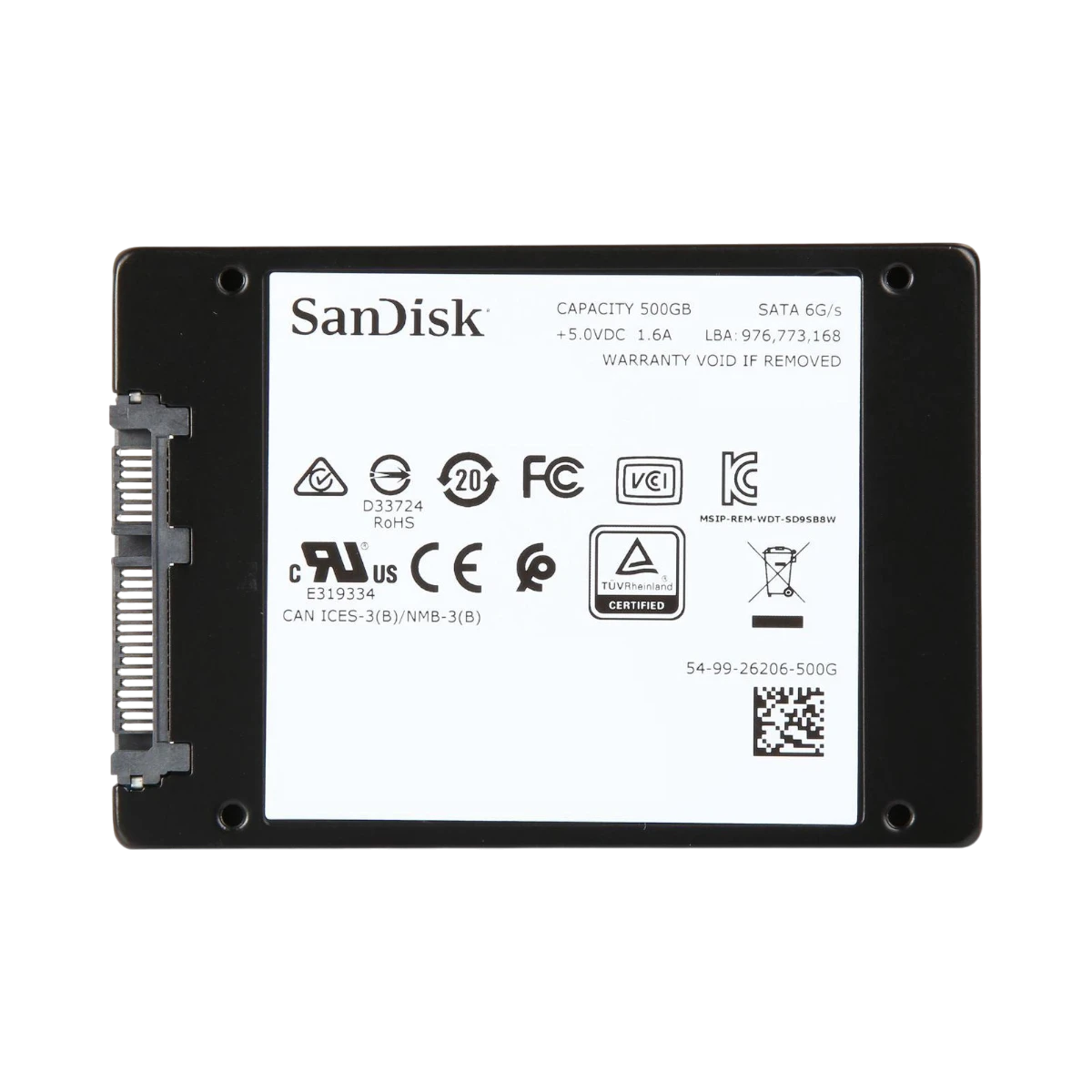 SanDisk Ultra 3D 500GB 2.5" SATA III 6 Gb/s Internal SSD — Being Shipped