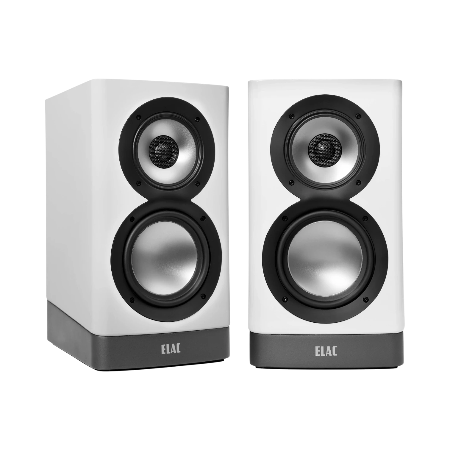 ELAC Navis ARB-51 3-Way Powered Bookshelf Speaker (Gloss White, Pair) — Being Shipped