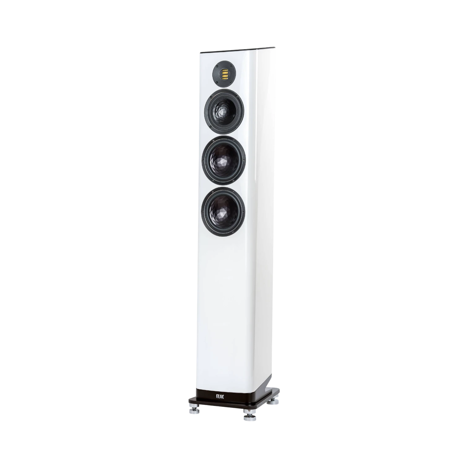 ELAC Vela FS 409 3.5-Way Floorstanding Speaker (Gloss White, Single) — Being Shipped