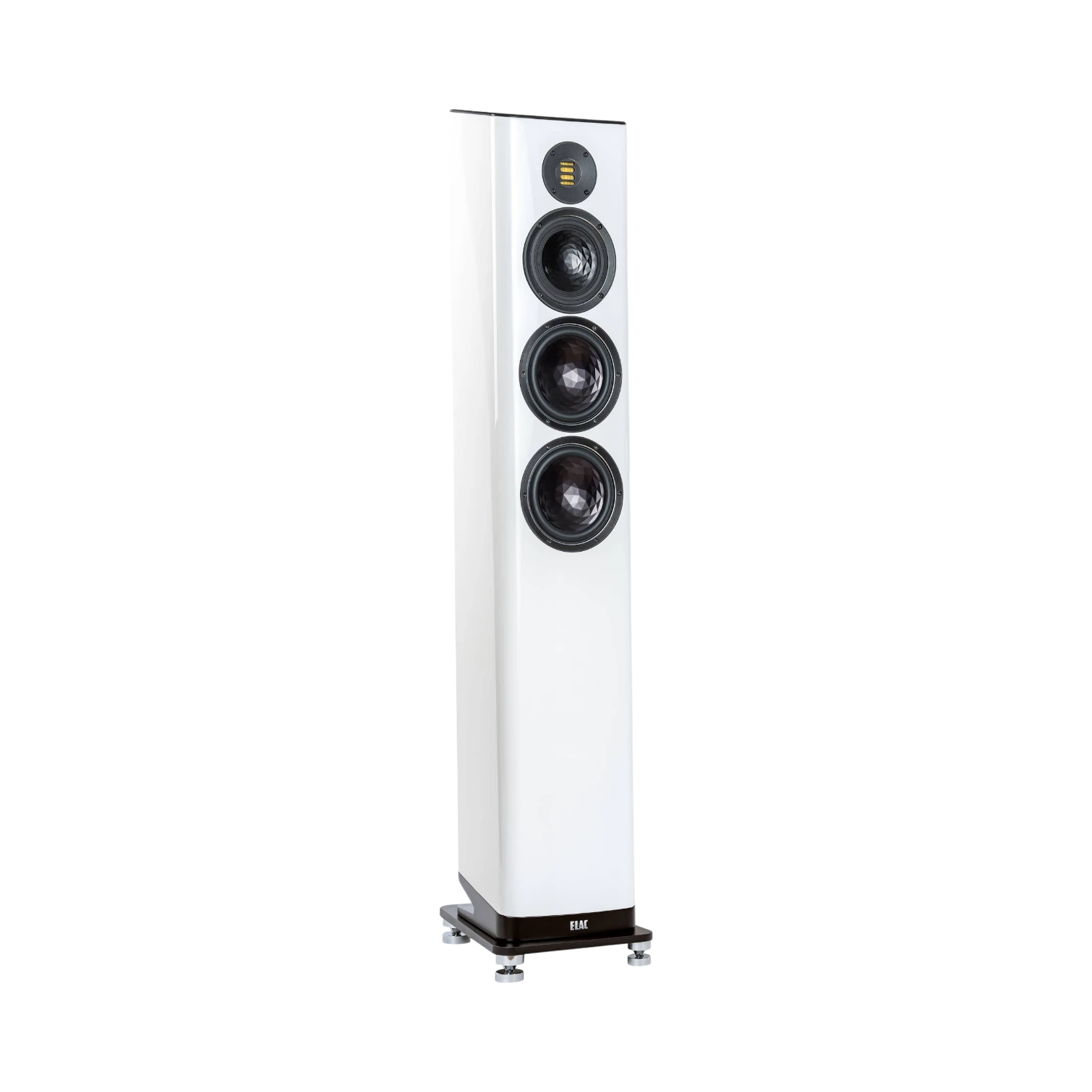 ELAC Vela FS 409 3.5-Way Floorstanding Speaker (Gloss White, Single) — Being Shipped