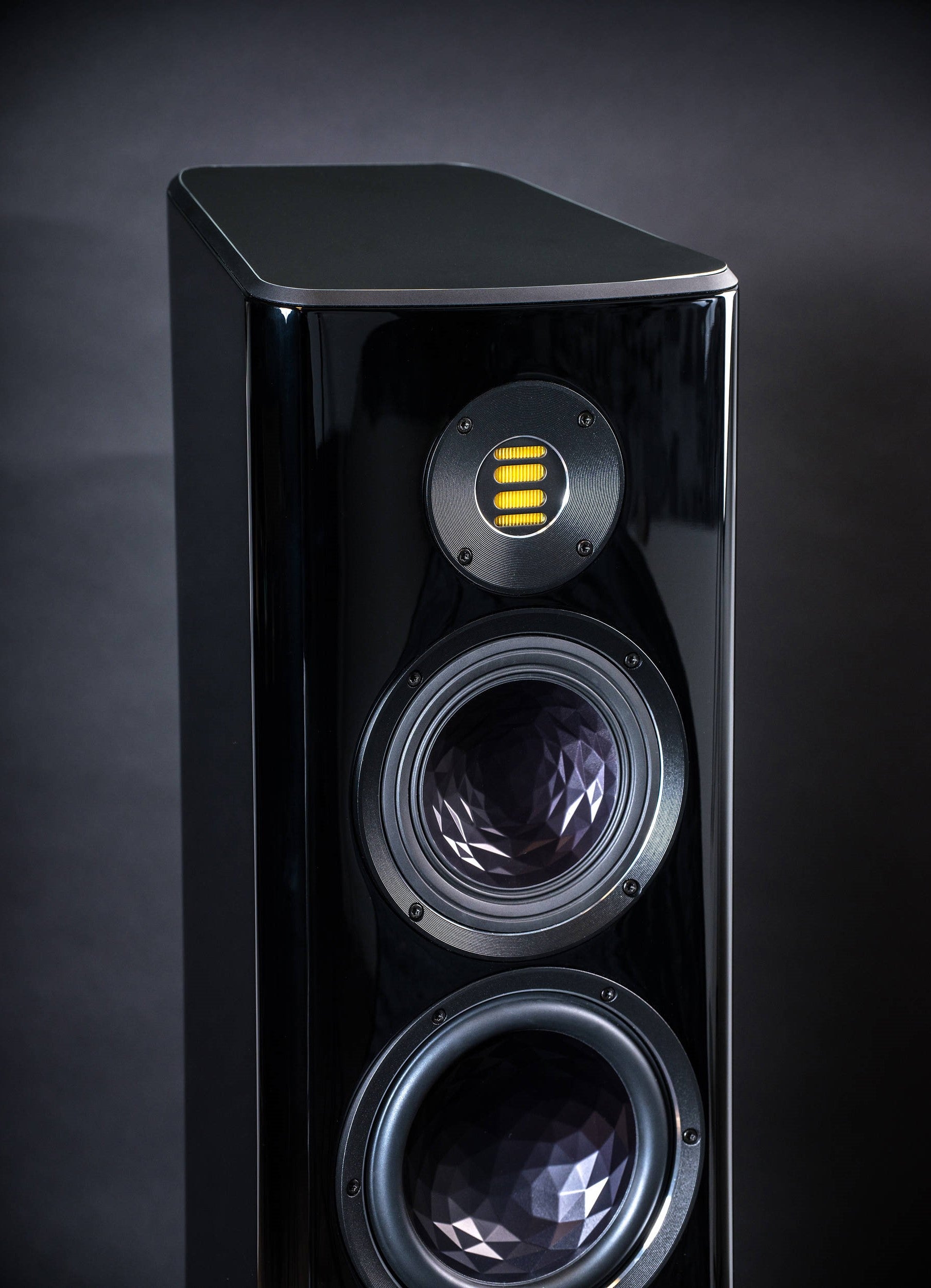 ELAC Vela FS 409 3.5-Way Floorstanding Speaker (Gloss Black, Single) — Being Shipped