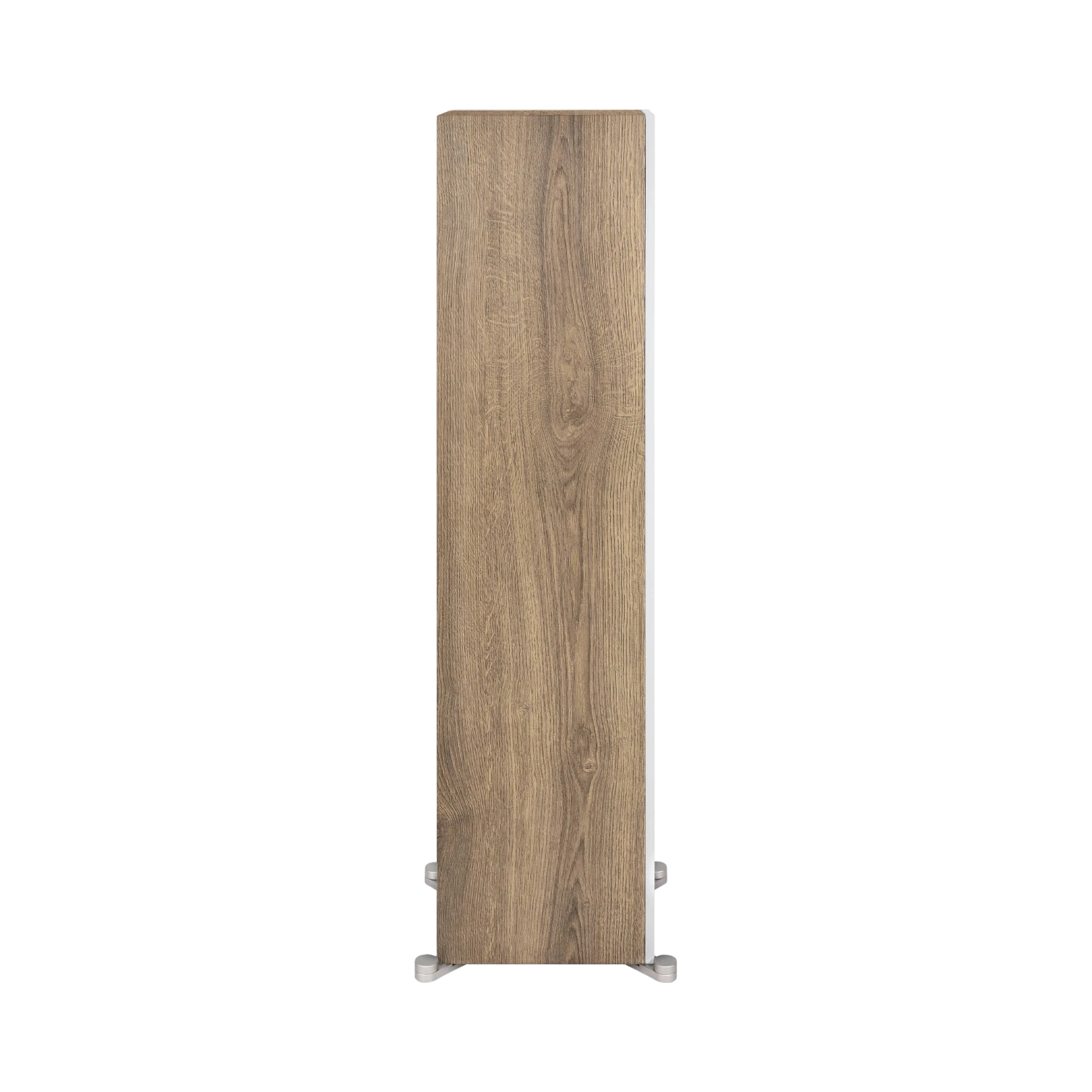 ELAC Debut Reference Three-Way Floorstanding Speaker (White Baffle, Oak Cabinet) — Being Shipped