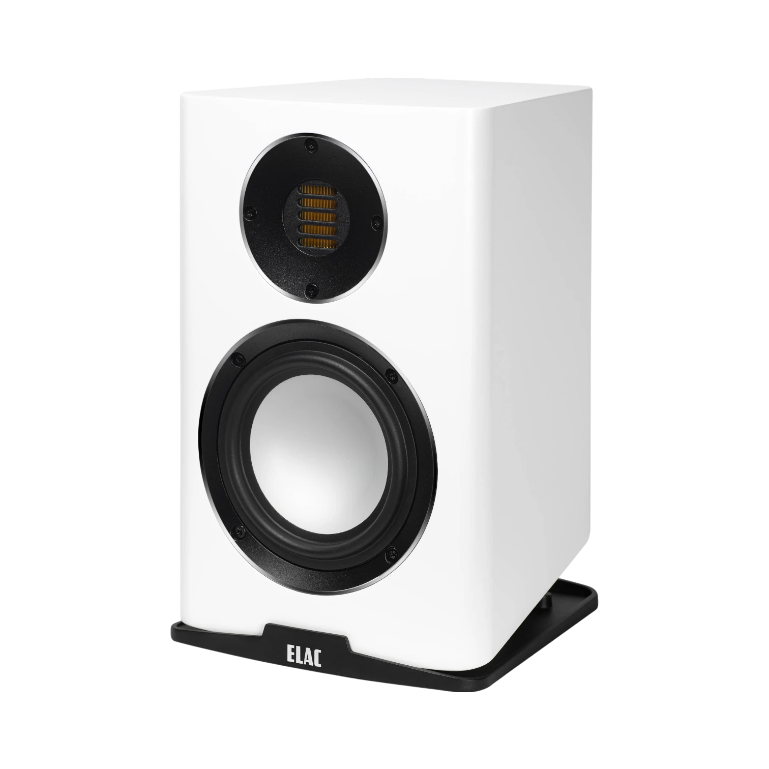 ELAC Carina BS243.4 2-Way Bookshelf Speakers (Satin White, Pair) — Being Shipped