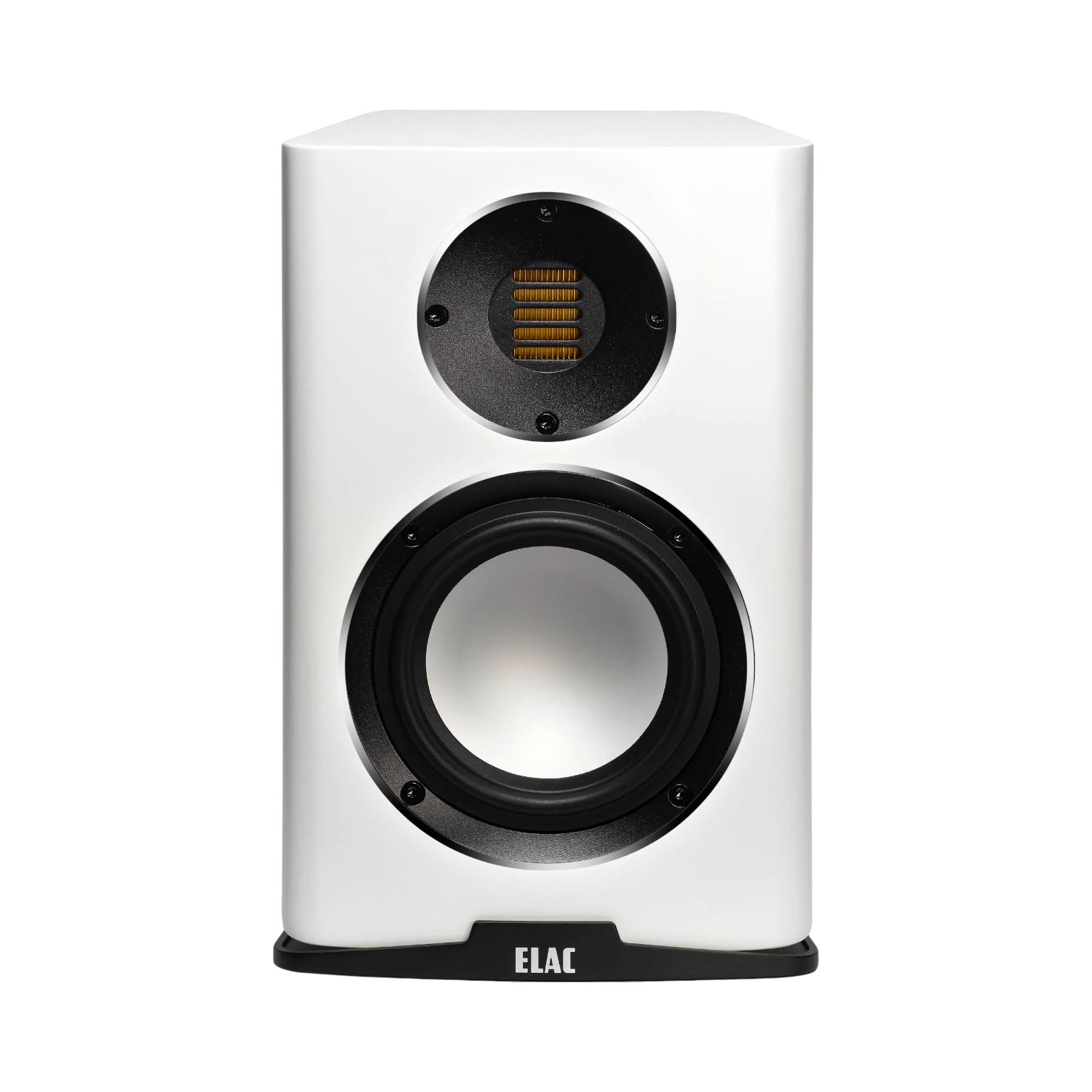 ELAC Carina BS243.4 2-Way Bookshelf Speakers (Satin White, Pair) — Being Shipped