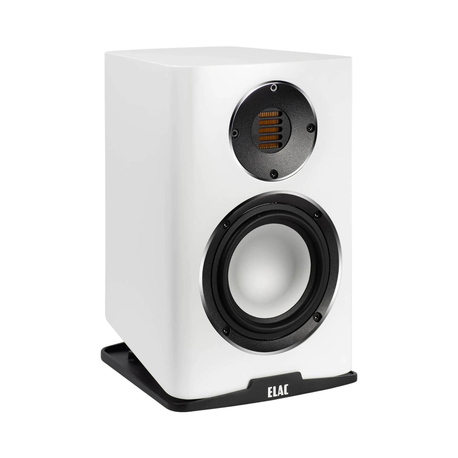 ELAC Carina BS243.4 2-Way Bookshelf Speakers (Satin White, Pair) — Being Shipped