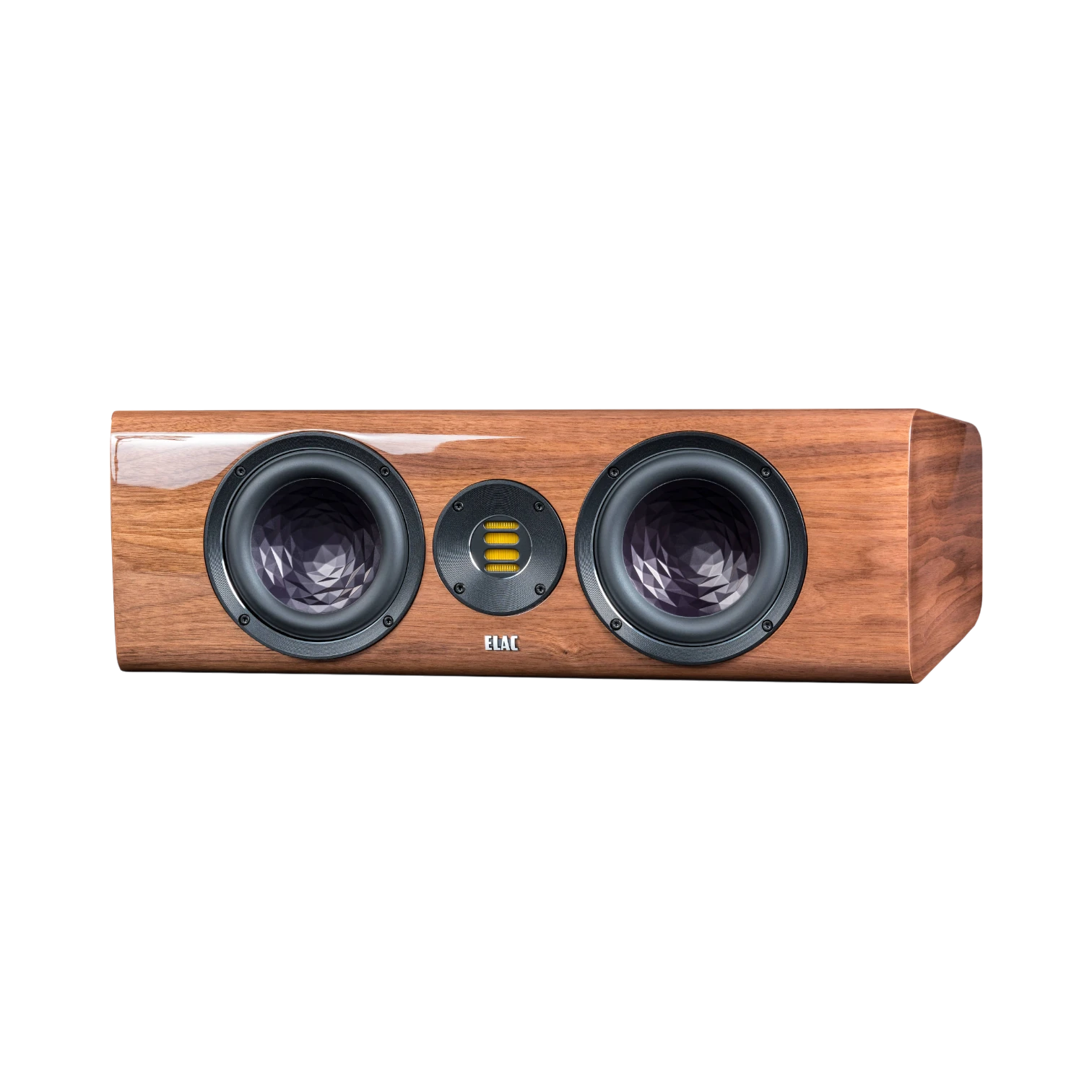 ELAC Vela CC 401 2.5-Way Center Channel Speaker (Gloss Walnut) — Being Shipped