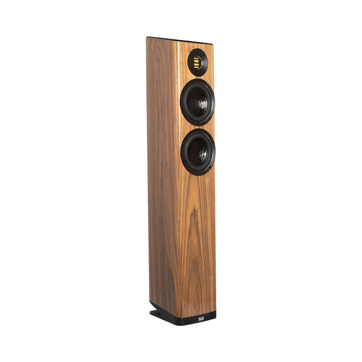 ELAC Vela FS 407 2.5-Way Floorstanding Speaker (Gloss Walnut, Single) — Being Shipped