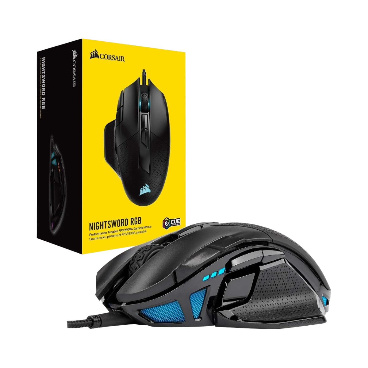 Corsair NIGHTSWORD RGB Tunable FPS/MOBA Gaming Mouse — Being Shipped