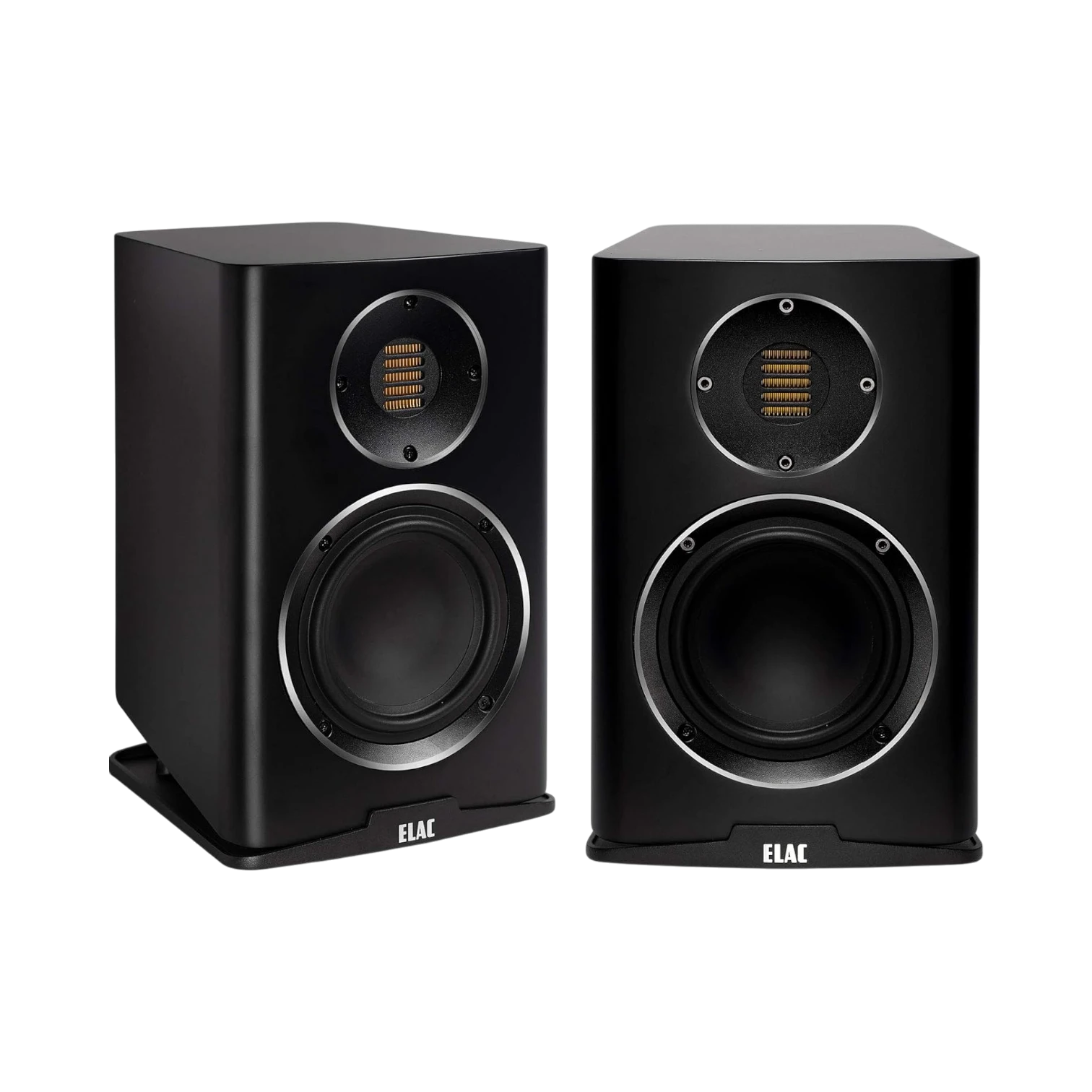 ELAC Carina BS243.4 2-Way Bookshelf Speakers (Satin Black, Pair) — Being Shipped