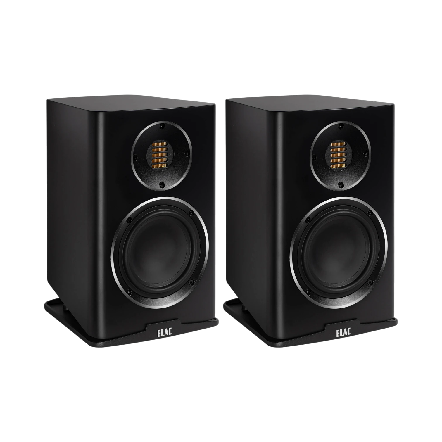 ELAC Carina BS243.4 2-Way Bookshelf Speakers (Satin Black, Pair) — Being Shipped