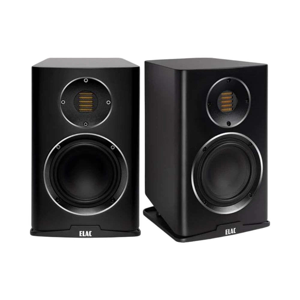 ELAC Carina BS243.4 2-Way Bookshelf Speakers (Satin Black, Pair) — Being Shipped