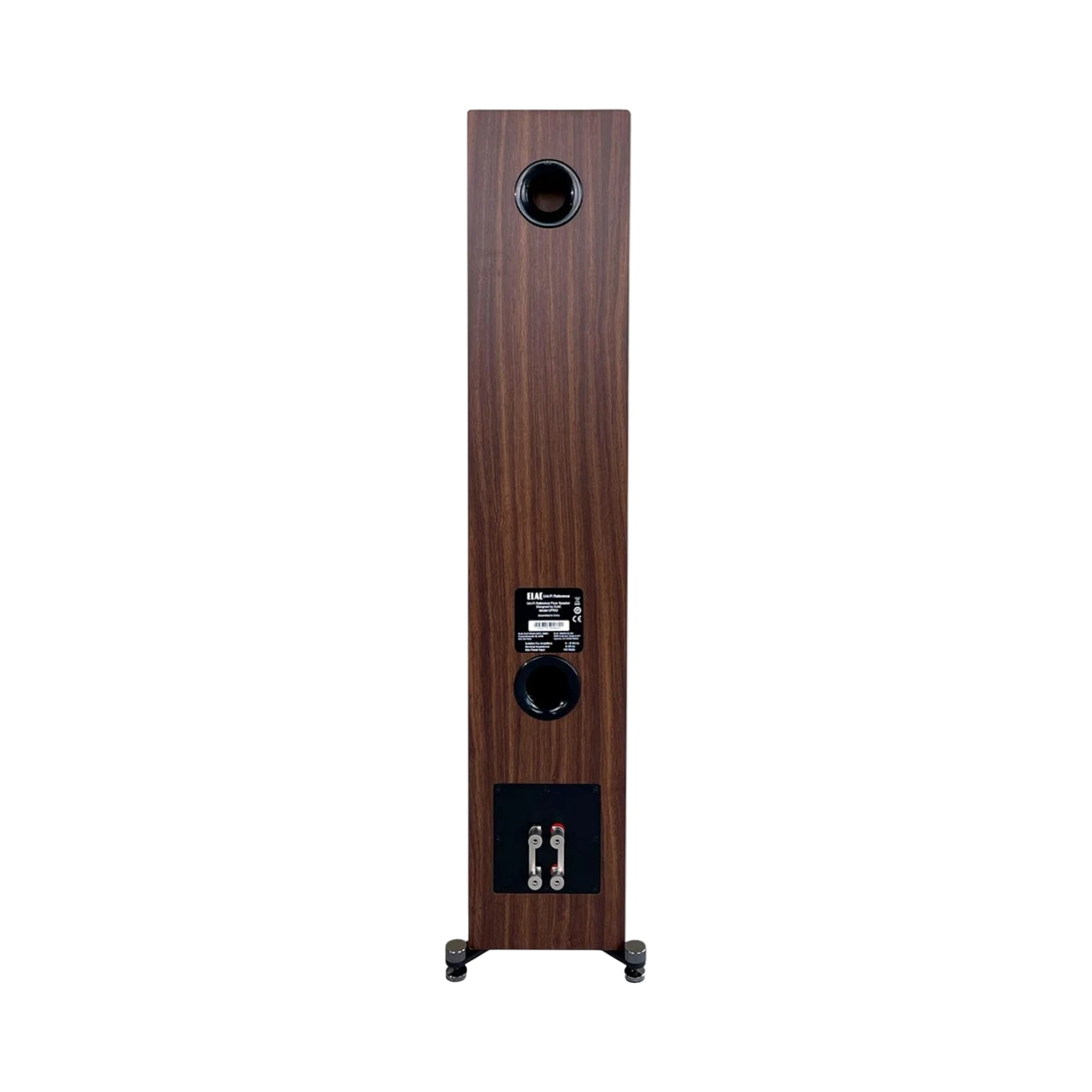 ELAC Uni-Fi Reference UFR52 Floorstanding Speaker (Satin Black, Walnut Sides) — Being Shipped