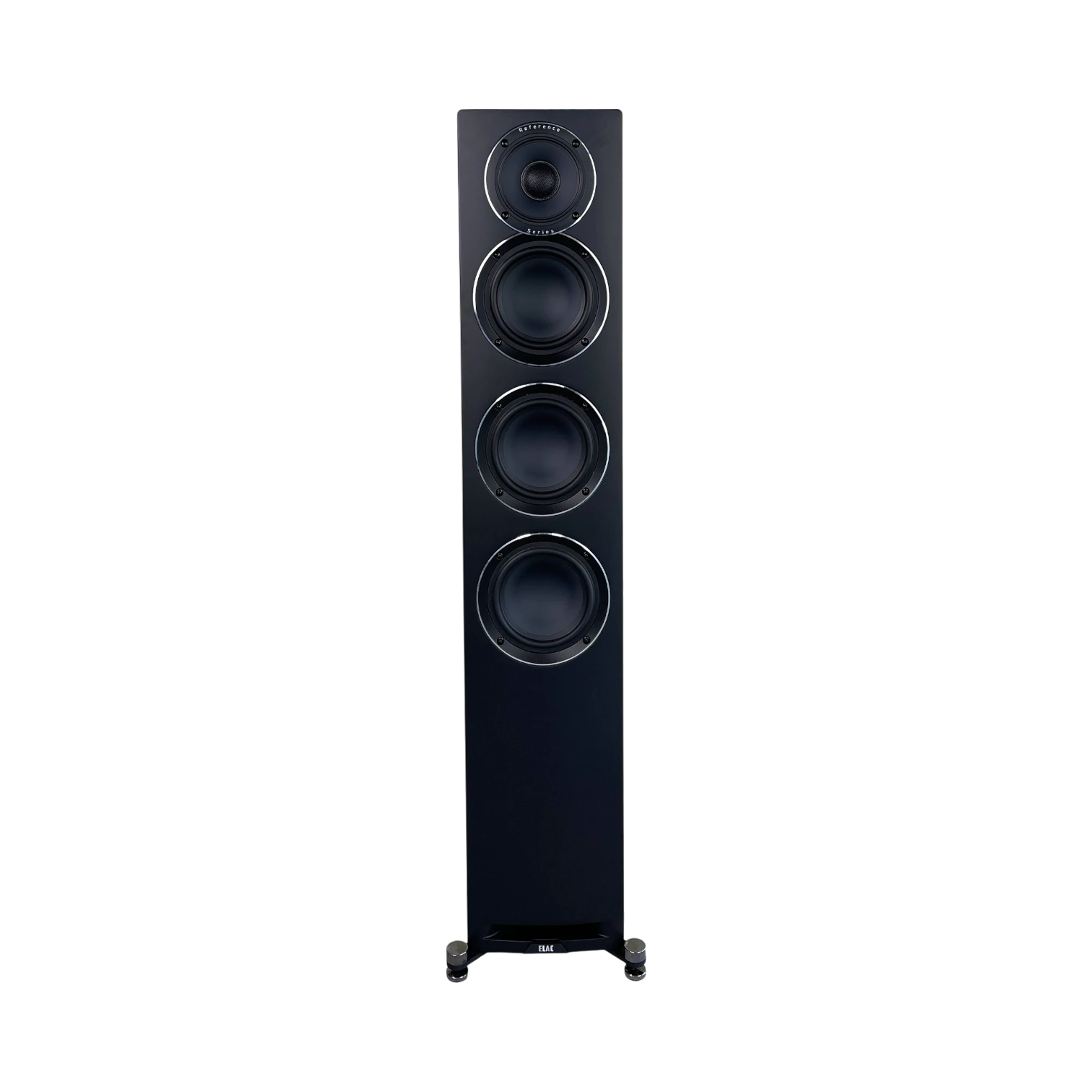 ELAC Uni-Fi Reference UFR52 Floorstanding Speaker (Satin Black, Walnut Sides) — Being Shipped