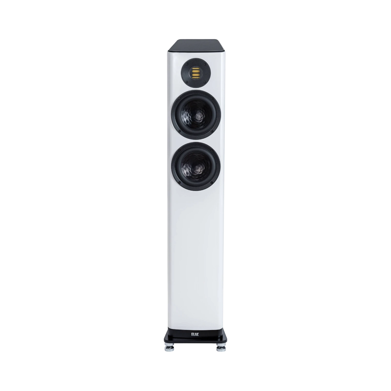 ELAC Vela FS 407 2.5-Way Floorstanding Speaker (Gloss White, Single) — Being Shipped