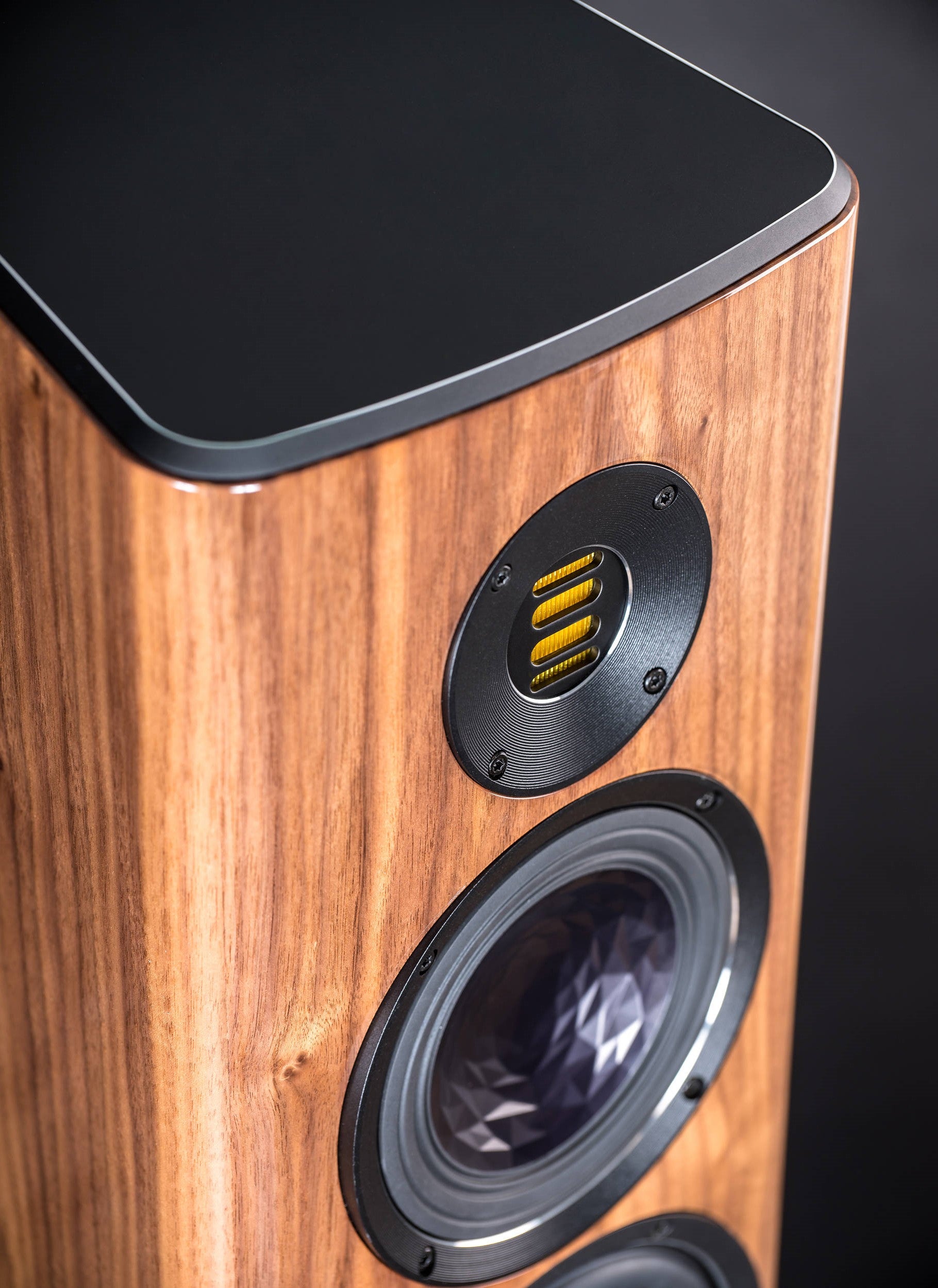 ELAC Vela FS 409 3.5-Way Floorstanding Speaker (Gloss Walnut, Single) — Being Shipped