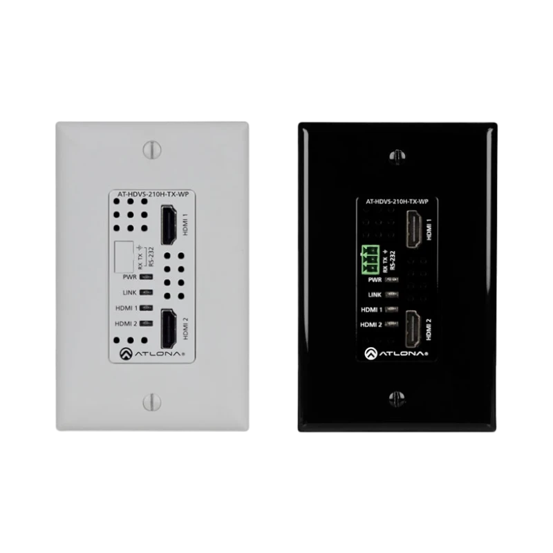 Atlona 4K HDMI over HDBaseT 2x1 Switch Wall Plate Extender Kit — Being Shipped